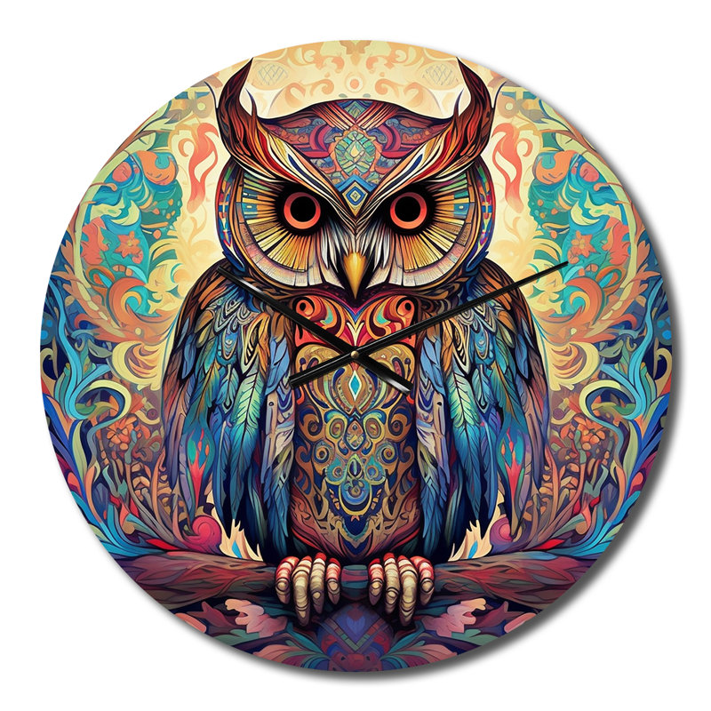 Portrait d'un hibou magique dans une forêt enchantée, Moyenne
