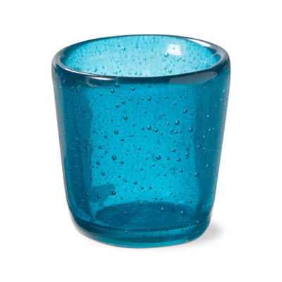 Porte-bougie en verre soufflé Ebern Designs