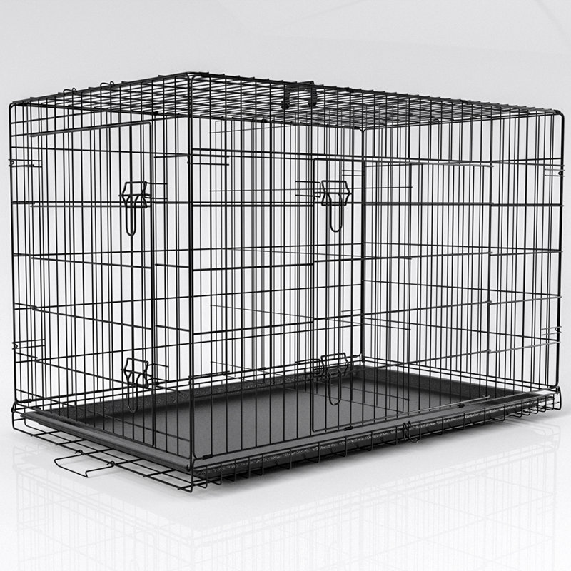 Cage pliable pour chien, Moyen (H 30 po x l 42 po x P 27 po)