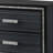 Weathered Black Finish Nightstand-237428283