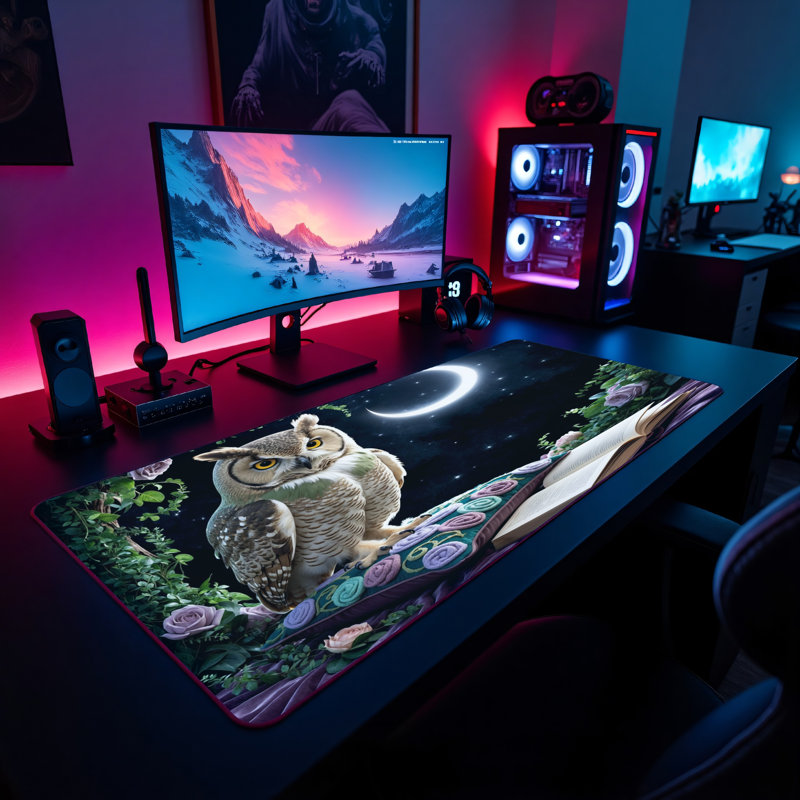 Polyester Desk Pad, 31.5x15.5