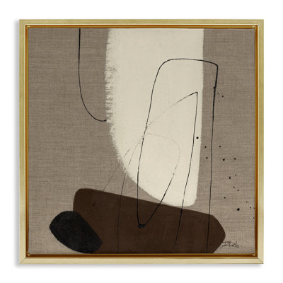 Natural Oblong Shapes  Canvas Wall Art by Patricia Pinto