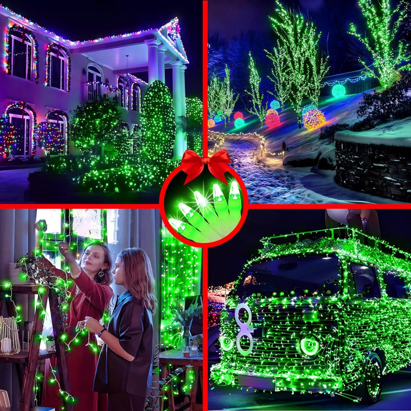 Guirlande de lumières à DEL, Vert