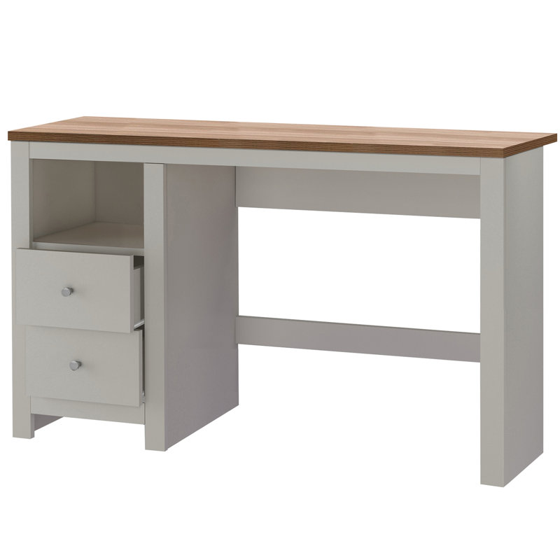 Adaam Metal Base Desk 2DR, Cream