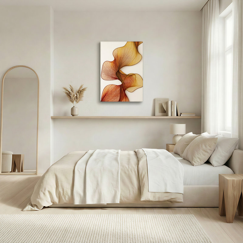 Ensemble de 1 tableau abstrait floral sur toile, H 48 po x l 36 po, Wrapped Canvas