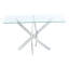 Scheinuk 120cm Glass Top Console Table