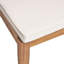 Ensemble de 2 chaises d'extérieur avec coussins, beige naturel, matériau en bois, dossier et siège à lattes, l 19 po x P 23 po, H 35 po