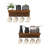 Asavira Solid Wood Wall Organizer with Key Hooks