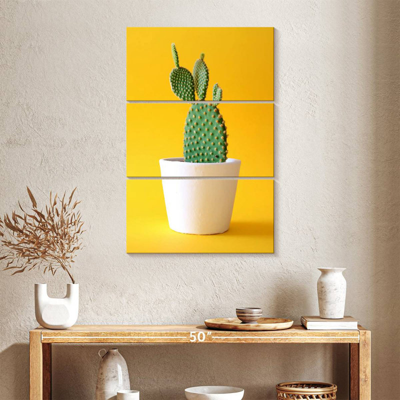 Harnek Potted Prickly Pear Cactus, 38'' H x 24'' W