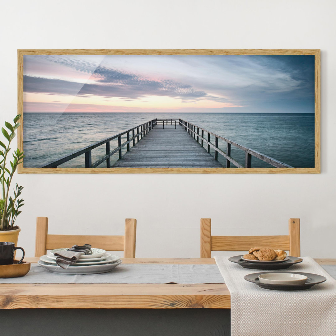 Picture With Frame - Footbridge Promenade - Panorama Landscape - A