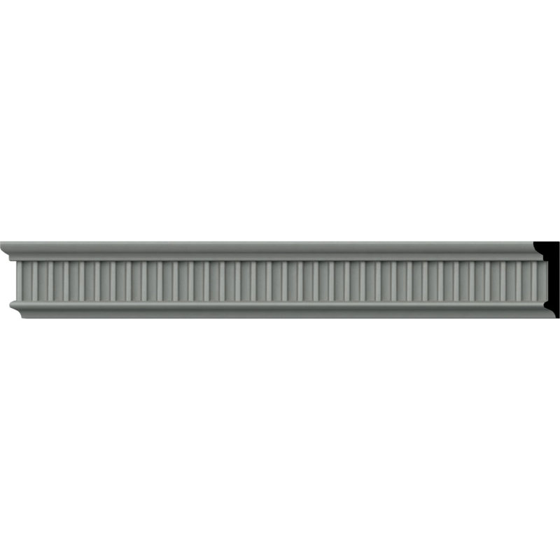 Primed White Polyurethane Crown Chair Rail Moulding Set