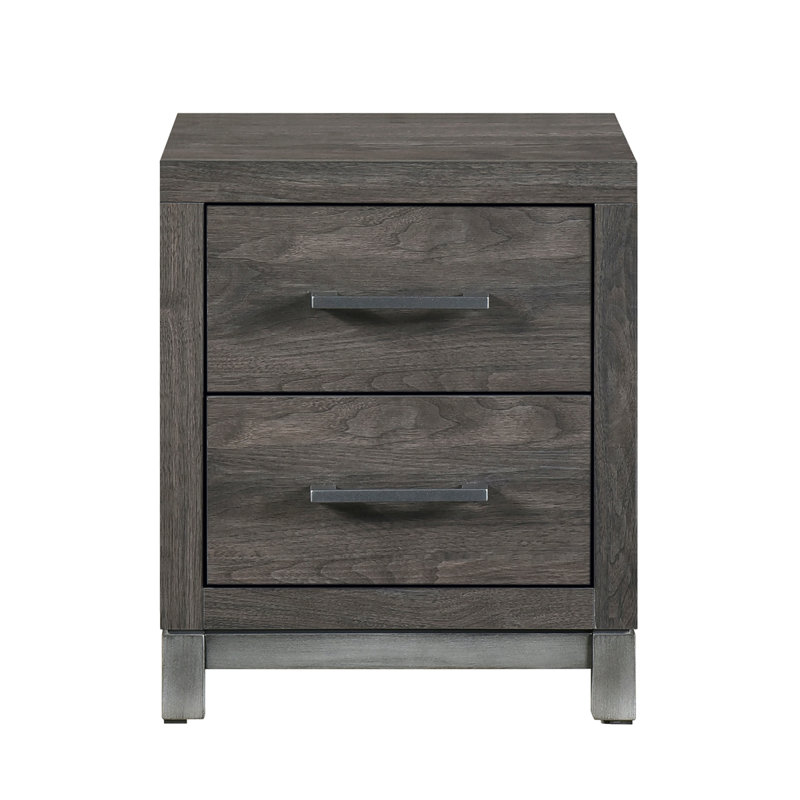 Belle table de chevet moderne avec 2 tiroirs