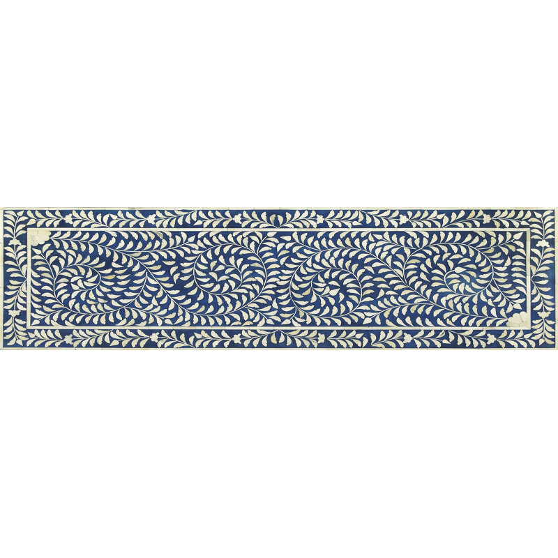 Vivienne Bone Inlay 47.5"W Bench