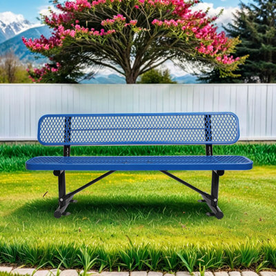 Banc d'extérieur en acier