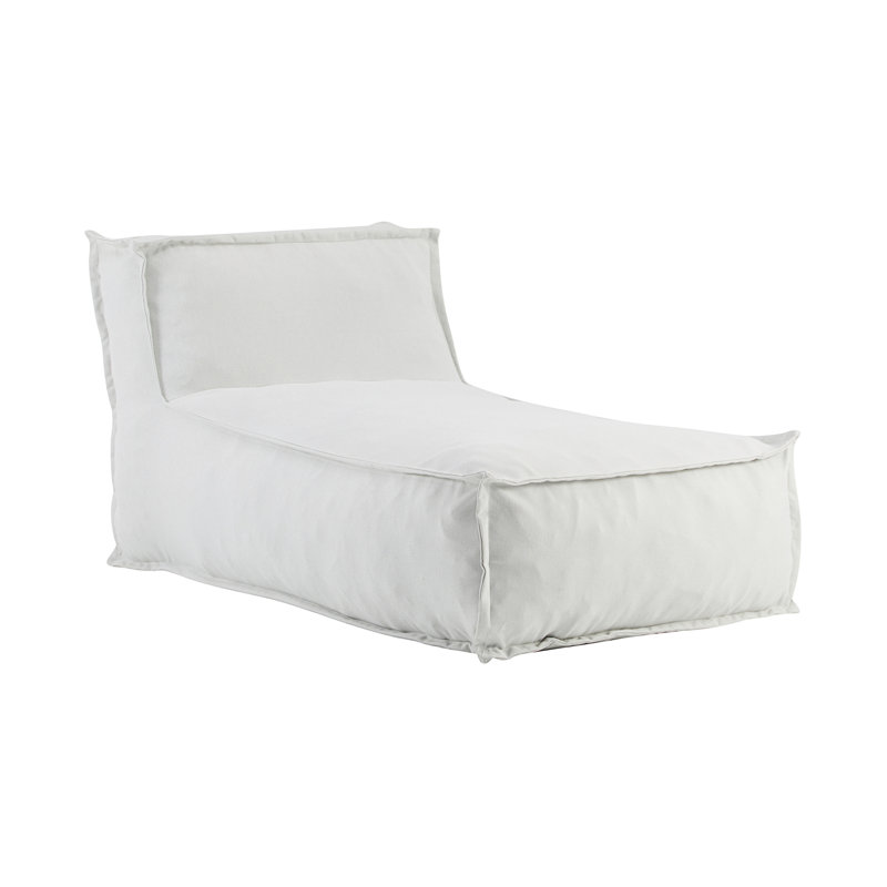 Fauteuil à billes Ramona, Rembourrage en mousse gris clair