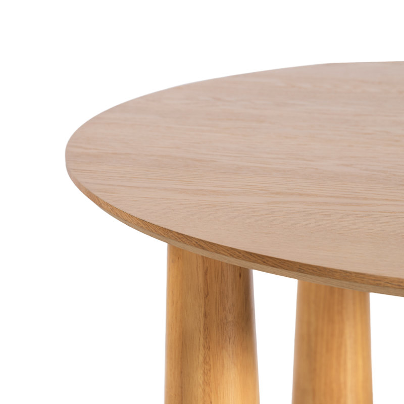 Table de salle à manger Caitlyn, H 30 po x L 45 po x l 45 po, Chêne