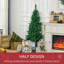 Demi-arbre de Noël artificiel avec décoration de Noël avec 520 branches, ouverture automatique, base en acier-103718630