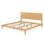 Lit plateforme en bois de bambou-1258200354