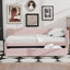 Lit de jour simple rembourré avec couchette-370595049