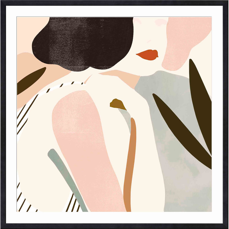 «Trieste Summer I» par Victoria Borges - impression encadrée, Noir, H 36 po x l 36 po