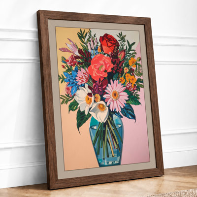 Floral Abundance Botanical - Framed Print