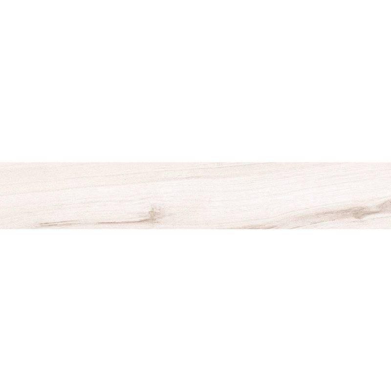 Vermont Series 6" x 36" Porcelain Wood Look Wall & Floor Tile, White