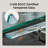 56-60"w X 72"h Semi-frameless Double Sliding Shower Door, 1/4" (6mm) Tempered Glass, Chrome-124938302