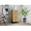 Armoire avec 4 tiroirs en rotin naturel