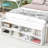 White Size Bed With Bookcase Headboard, Under - End Storage Full Headboard Storage, Underbed-587344586