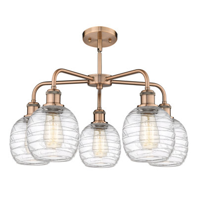 Lustre sphérique à 5 lumières Alve