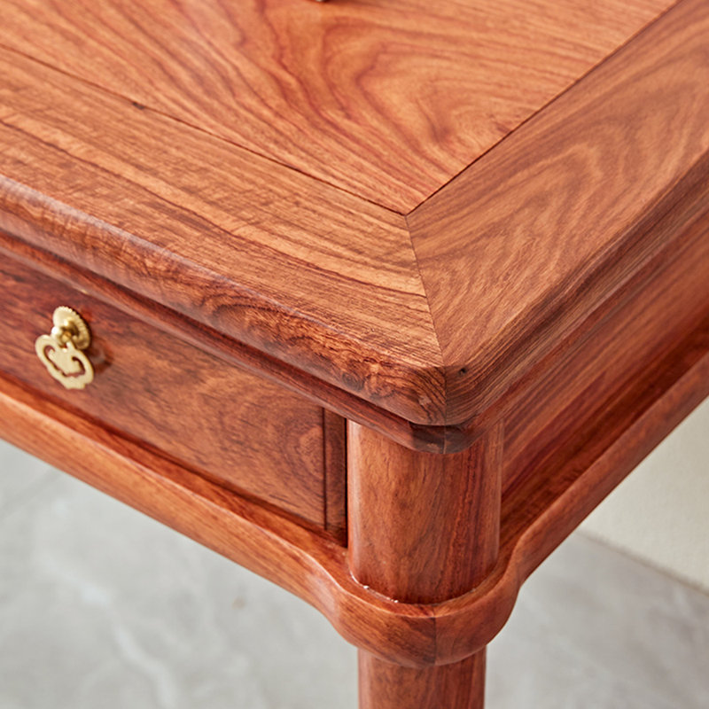 Nouveau bureau rétro haut de gamme de style chinois, H 30,71 po x l 46,46 po x P 22,83 po