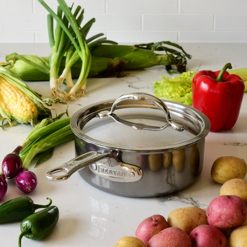Hestan NanoBond Covered Saucepan, 1.5 qt.