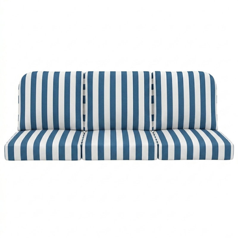 Ensemble de coussins de canapé Sunbrella® avec mousse à haute densité de 5 po, ensemble de 3 coussins de banc
