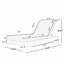 Chaise longue d'extérieur en bois d'acacia massif-1466124302