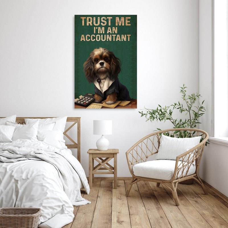Trust Me Im An Comptant sur toile, impression, H 36 po x l 24 po x P 1,25 po