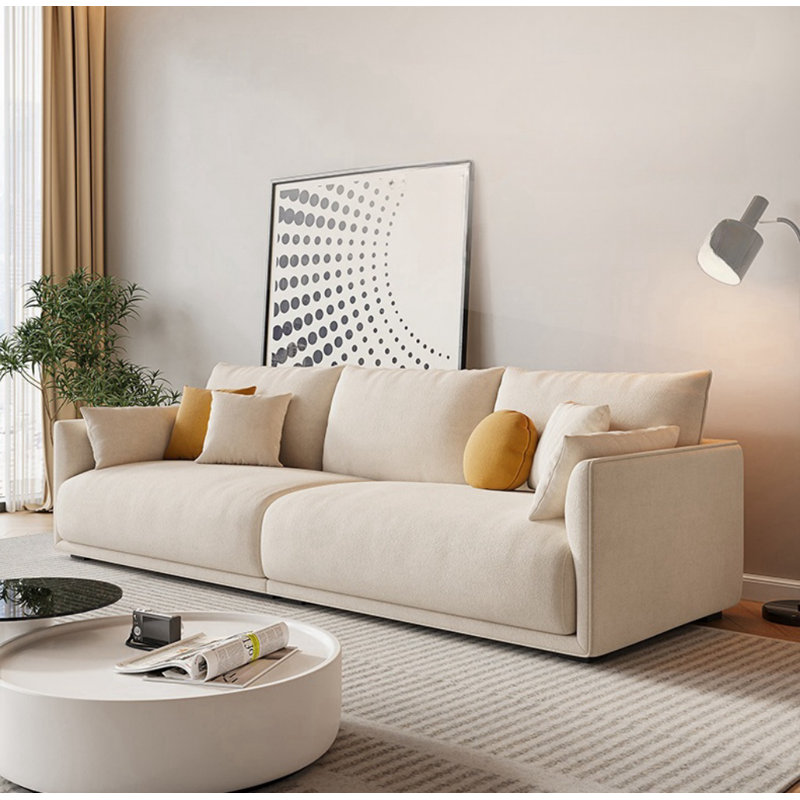 Modern Simple Creative Sofa, 33.46" H x 114.17" W x 35.43" D