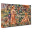 Girls In A Landscape by Pierre-Auguste Renoir - Wrapped Canvas Painting-61886789