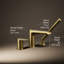 Hint Single-Handle Deck-Mount Bath Faucet With Handshower-1321653491