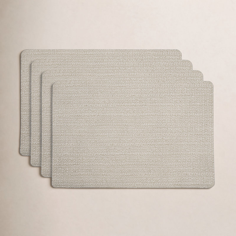 Napperons en vinyle KAF Home Twist, Beige