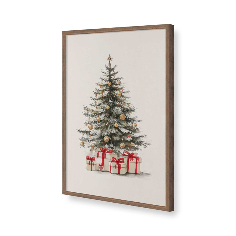 Reproduction d'art cadeaux dorés, 16 po x 20 po, Noyer