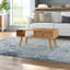 Cafferkey Solid Wood Four Leg Coffee Table with Storage