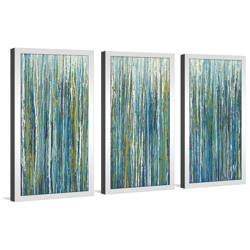 «Greencicles», reproduction d'art encadrée sur plexiglas, H 25,5 po x l 40,5 po x P 1 po