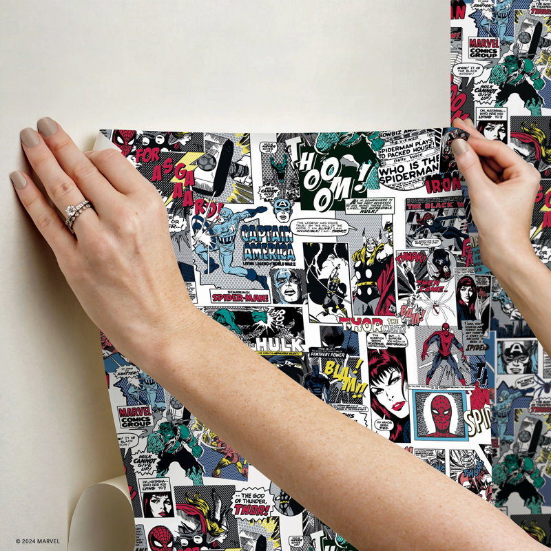 Papier peint adhésif Marvel Classic Comics
