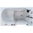 Prairie 45.75'' x 26'' Alcove / Tile In Air Fiberglass Bathtub with Faucet-17694265-17694266
