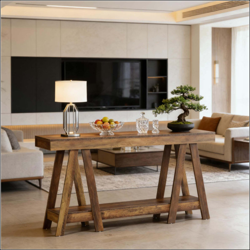 2-Tier Hall Table,Entryway Table,Functional Console Table