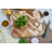 Acacia Herringbone Rounded Edge Cutting/Serve Board With Inset Handles, Small