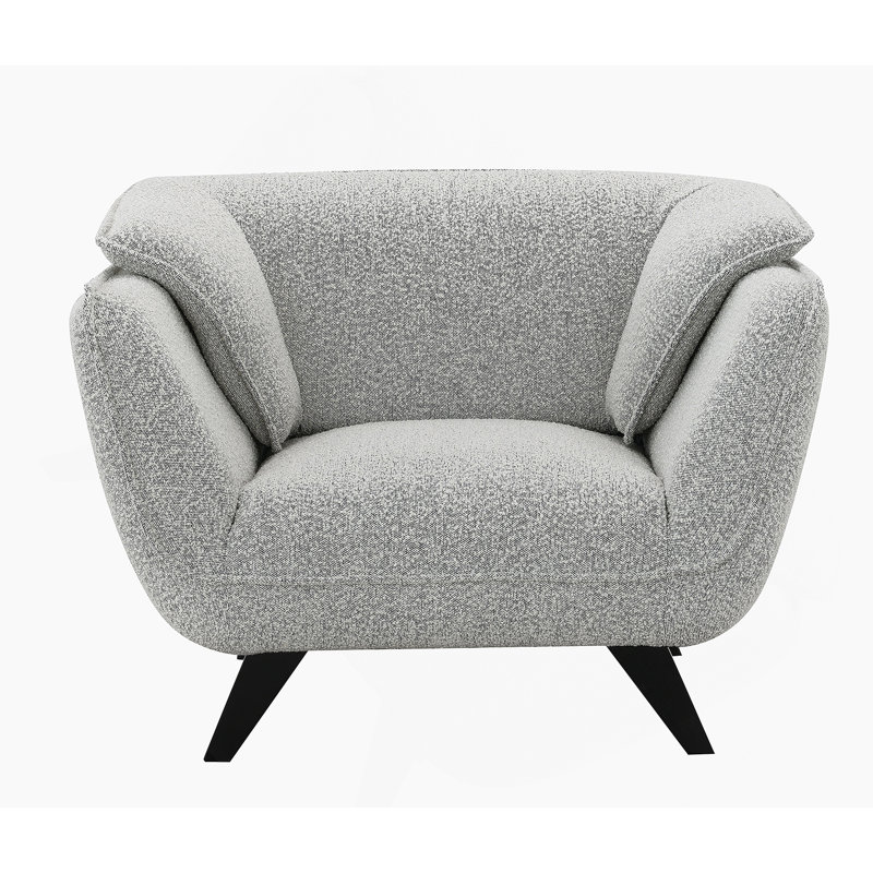 Light Gray Boucle Chair