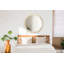 Huldar Glass Flat Wall Mirror
