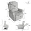 Fauteuil inclinable électrique lève-personne standard de 34 po avec masseur Aedyn-1387685151