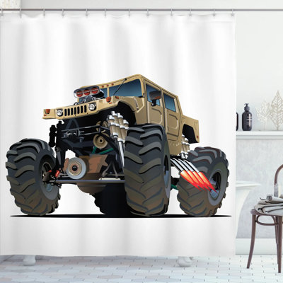 Myaa Shower Curtain with Hooks Included